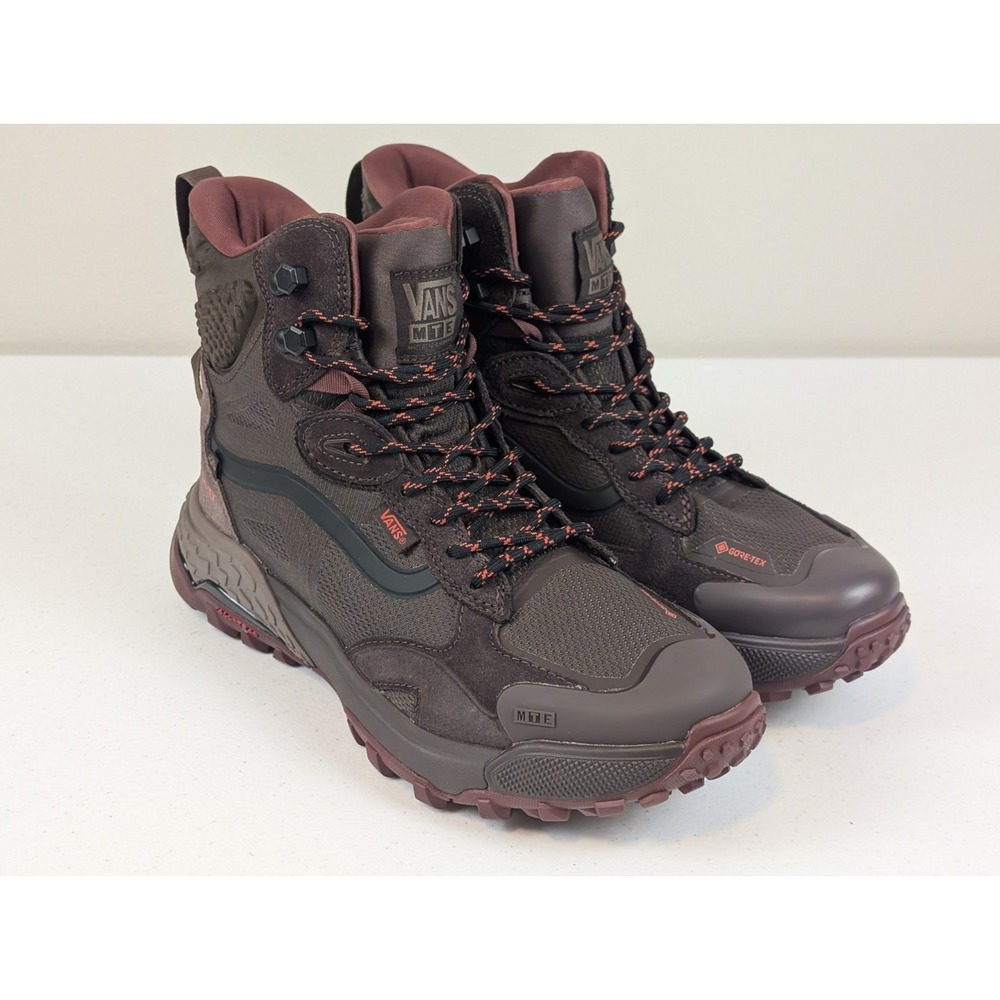 VANS MTE Crestline GORE-TEX Boots Bitter Chocolate Brown GTX Men's Size 8